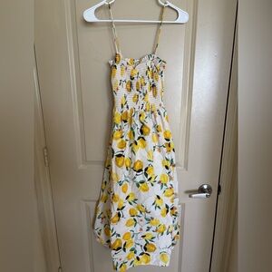 Lemon Print Sundress